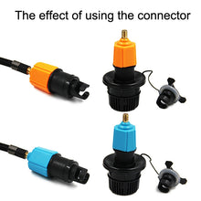 Load image into Gallery viewer, For Paddle Kayak Surfboard Valve Adapter Car Pump Conversion Head, Orange, Blue