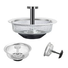 Load image into Gallery viewer, Anti-clogging Stainless Steel Filter For Kitchen Sink Sewer, Random Handle Style Delivery, Dense Net Filter
