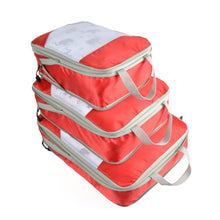 Load image into Gallery viewer, 3 PCS/Set Travel Waterproof Compression Clothes Storage Bag, Orange With Net, Nevy With Net, Pink With Net, Red With Net, Green With Net, Gray With Net, Black With Net, Gray Without Net, Black Without Net, Red Without Net, Blue Without Net             ...