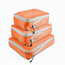Load image into Gallery viewer, 3 PCS/Set Travel Waterproof Compression Clothes Storage Bag, Orange With Net, Nevy With Net, Pink With Net, Red With Net, Green With Net, Gray With Net, Black With Net, Gray Without Net, Black Without Net, Red Without Net, Blue Without Net             ...