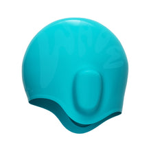 Load image into Gallery viewer, WAVE Waterproof Solid Color Ear Guard Silicone Swimming Cap