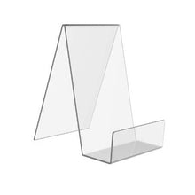 Load image into Gallery viewer, 2 PCS Acrylic Display Stand Transparent Book Shelf Photo Frame Holder, 100 x 115 x 145mm