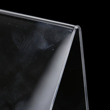 Load image into Gallery viewer, 2 PCS Acrylic Display Stand Transparent Book Shelf Photo Frame Holder, 100 x 115 x 145mm