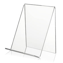 Load image into Gallery viewer, 2 PCS Acrylic Display Stand Transparent Book Shelf Photo Frame Holder, 100 x 115 x 130mm