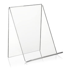 Load image into Gallery viewer, 2 PCS Acrylic Display Stand Transparent Book Shelf Photo Frame Holder, 100 x 115 x 130mm