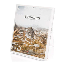 Load image into Gallery viewer, 2 PCS Acrylic Display Stand Transparent Book Shelf Photo Frame Holder, 100 x 115 x 130mm