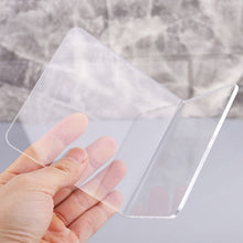 Load image into Gallery viewer, 2 PCS Acrylic Transparent Bookstand L-shaped Bookends Bookshelf, L-shaped Bookends