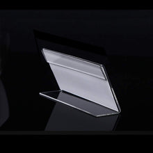 Load image into Gallery viewer, 10 PCS Mini Clear Acrylic Sign Display Stand Label Holder, Label Holder