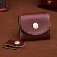 Load image into Gallery viewer, S122 Vintage Mini Leather Headphone Bag, Coffee, Wine Red, Black, Blue, Gray, Green