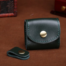 Load image into Gallery viewer, S122 Vintage Mini Leather Headphone Bag, Coffee, Wine Red, Black, Blue, Gray, Green