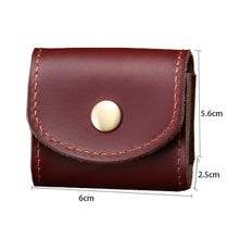 Load image into Gallery viewer, S122 Vintage Mini Leather Headphone Bag, Coffee, Wine Red, Black, Blue, Gray, Green