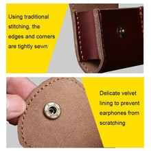 Load image into Gallery viewer, S122 Vintage Mini Leather Headphone Bag, Coffee, Wine Red, Black, Blue, Gray, Green