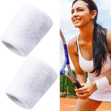 Load image into Gallery viewer, 2PCS Basketball Badminton Tennis Running Fitness Towel Sweat-absorbing Sports Wrist