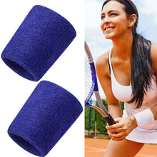 Load image into Gallery viewer, 2PCS Basketball Badminton Tennis Running Fitness Towel Sweat-absorbing Sports Wrist