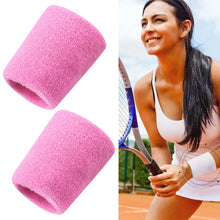 Load image into Gallery viewer, 2PCS Basketball Badminton Tennis Running Fitness Towel Sweat-absorbing Sports Wrist
