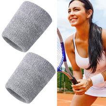 Load image into Gallery viewer, 2PCS Basketball Badminton Tennis Running Fitness Towel Sweat-absorbing Sports Wrist