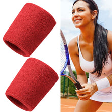 Load image into Gallery viewer, 2PCS Basketball Badminton Tennis Running Fitness Towel Sweat-absorbing Sports Wrist