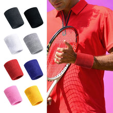 Load image into Gallery viewer, 2PCS Basketball Badminton Tennis Running Fitness Towel Sweat-absorbing Sports Wrist