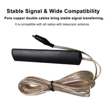 Load image into Gallery viewer, ANT-108SE Home AV Amplifier Alligator Clip Radio Boost Antenna, Radio Boost Antenna