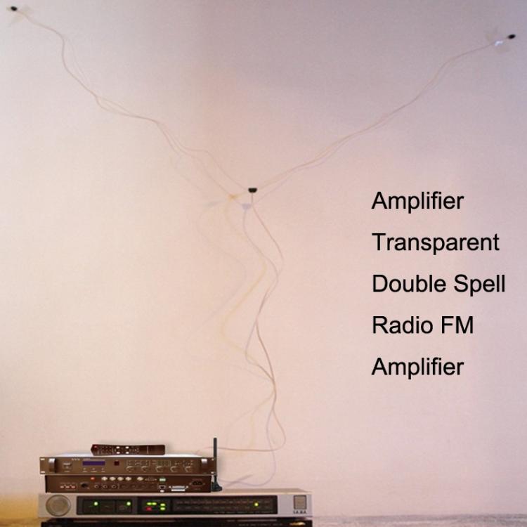 ANT-108 Amplifier Transparent Double Spell Radio FM Amplifier, Radio FM Amplifier
