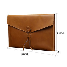 Load image into Gallery viewer, S121 Leather Wear-resistant Business Briefcase, Brown, Coffee, Wine Red, Black, Blue, Green, Double Brown, Double Coffee, Double Green