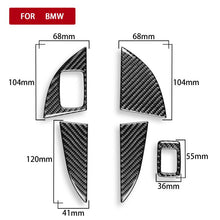 Load image into Gallery viewer, For BMW X1 F48/X2 F39 5pcs /Set Left-Hand Drive Front Rear Door Storage Box Panel Stickers, Left-Hand Drive