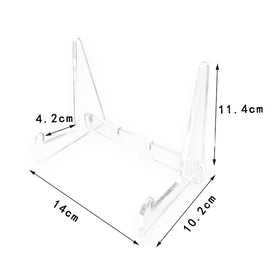 Acrylic Bookshelf Transparent Book Display Stand  Magazine Picture Frame Stand, Picture Frame Stand