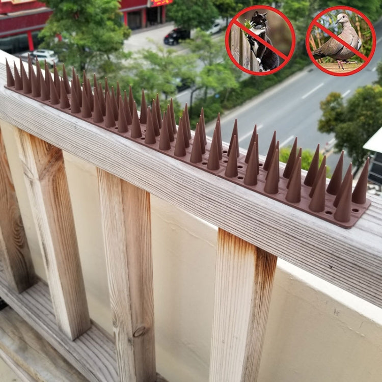 Plastic Bird Repellent Thorns Fence Anti-climb Nails, Brown, Green, Grass Green, Transparent, Grey, Black, White, Brick Red