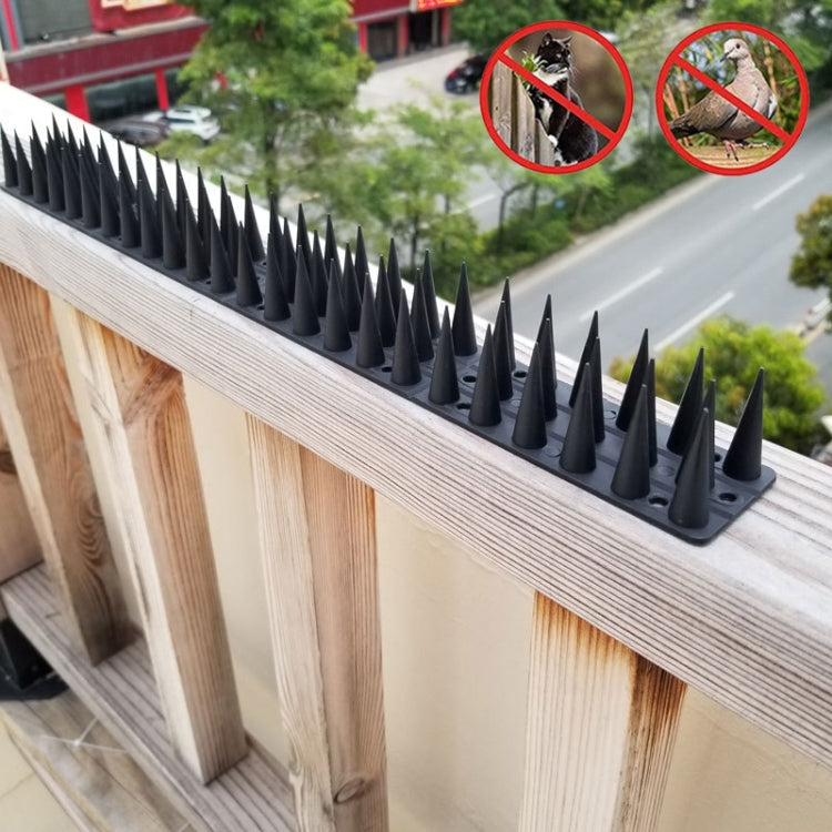 Plastic Bird Repellent Thorns Fence Anti-climb Nails, Brown, Green, Grass Green, Transparent, Grey, Black, White, Brick Red