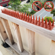 Load image into Gallery viewer, Plastic Bird Repellent Thorns Fence Anti-climb Nails, Brown, Green, Grass Green, Transparent, Grey, Black, White, Brick Red