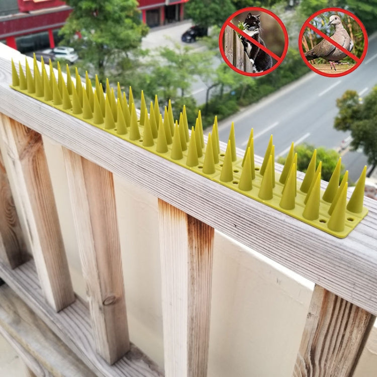Plastic Bird Repellent Thorns Fence Anti-climb Nails, Brown, Green, Grass Green, Transparent, Grey, Black, White, Brick Red