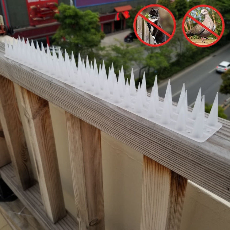 Plastic Bird Repellent Thorns Fence Anti-climb Nails, Brown, Green, Grass Green, Transparent, Grey, Black, White, Brick Red