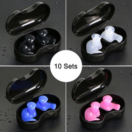 Swimming Waterproof Spiral Silicone Earplugs