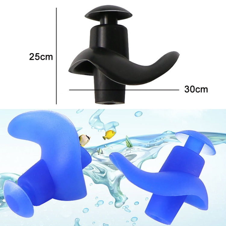 Swimming Waterproof Spiral Silicone Earplugs