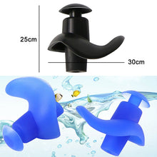 Load image into Gallery viewer, Swimming Waterproof Spiral Silicone Earplugs