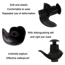 Load image into Gallery viewer, Swimming Waterproof Spiral Silicone Earplugs