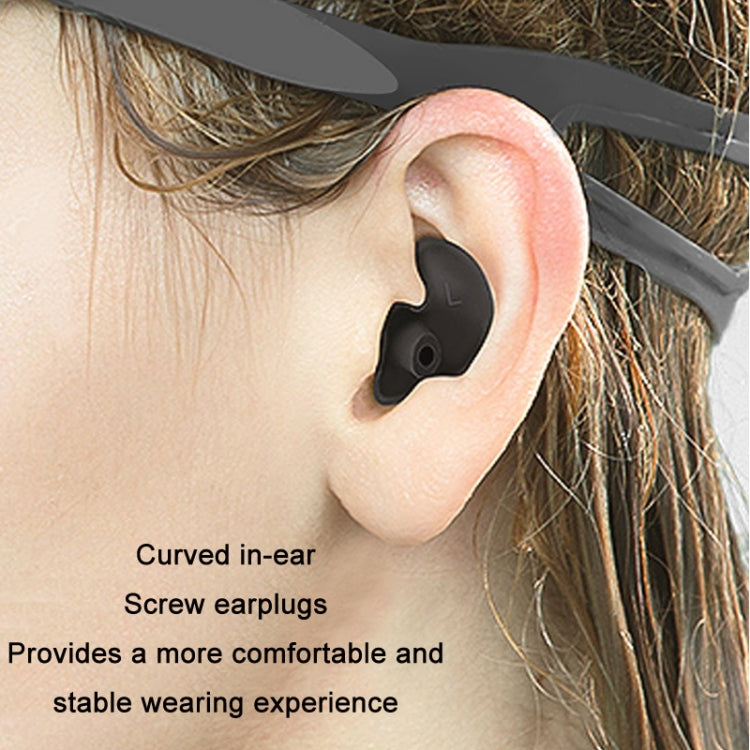 Swimming Waterproof Spiral Silicone Earplugs