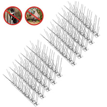 Load image into Gallery viewer, Stainless Steel Bird Repellent Thorn Anti-cat Thorn Bird Device, 10 Sets 25cm Long