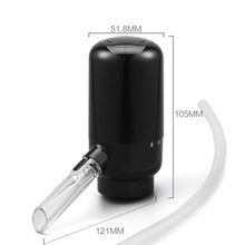 Load image into Gallery viewer, Electric Red Wine Decanter Dispenser,Style:, Black ABS, Red ABS, Stainless Steel, Stainless Steel With Base