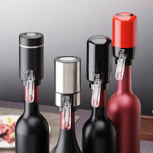 Load image into Gallery viewer, Electric Red Wine Decanter Dispenser,Style:, Black ABS, Red ABS, Stainless Steel, Stainless Steel With Base