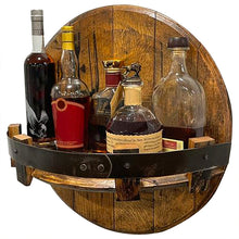 Load image into Gallery viewer, Wall-mounted Wooden Wine Display Stand Storage Rack, Wall-mounted Wine Rack