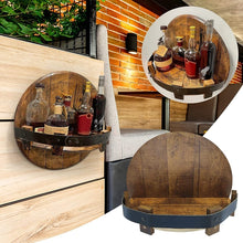Load image into Gallery viewer, Wall-mounted Wooden Wine Display Stand Storage Rack, Wall-mounted Wine Rack