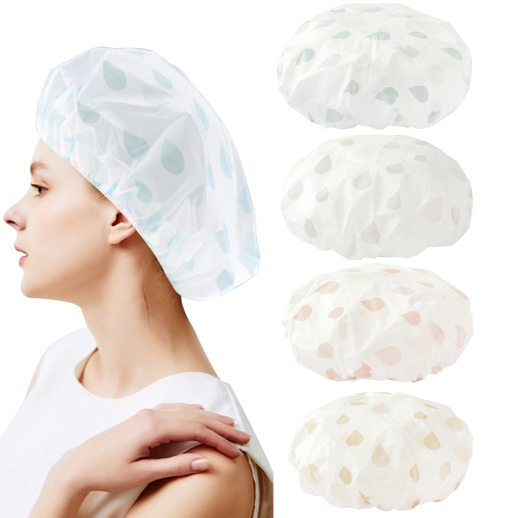 Waterproof Shower Hat Adult Women Bathing Hair Cover Anti-fume Hair Cover, 1 PCS Apricot, 1 PCS Grey, 1 PCS Pink