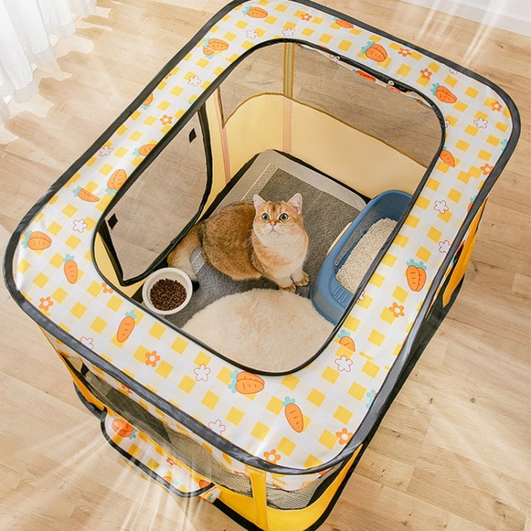 Rectangular Foldable Pet Fence Dog and Cat Litter Pet Delivery Room, M, XL