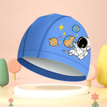 Load image into Gallery viewer, Cute Cartoon High Elastic Children PU Waterproof Swimming Cap