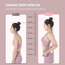 Load image into Gallery viewer, CHANGKUAI Yoga Hunchback Corrector Adjustable Open Shoulder Standing Training Stick, Pink, Blue, Green