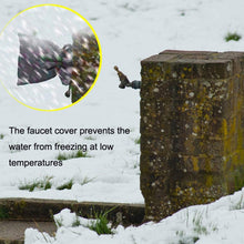 Load image into Gallery viewer, Oxford Cloth Winter Outdoor Faucet Frost Protection Cover, Hook and Loop Fastener Model, Rope Model