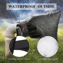 Load image into Gallery viewer, Oxford Cloth Winter Outdoor Faucet Frost Protection Cover, Hook and Loop Fastener Model, Rope Model