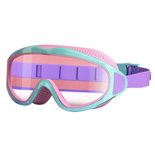 Load image into Gallery viewer, Anti-fog Children Swimming Goggles Comfortable Large Frame Diving Glasses, Macaron, Pumpkin Orange, Milk White, Ice Lake Blue, Pink Blue