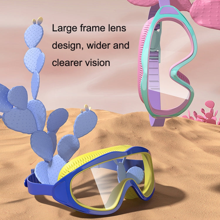 Anti-fog Children Swimming Goggles Comfortable Large Frame Diving Glasses
